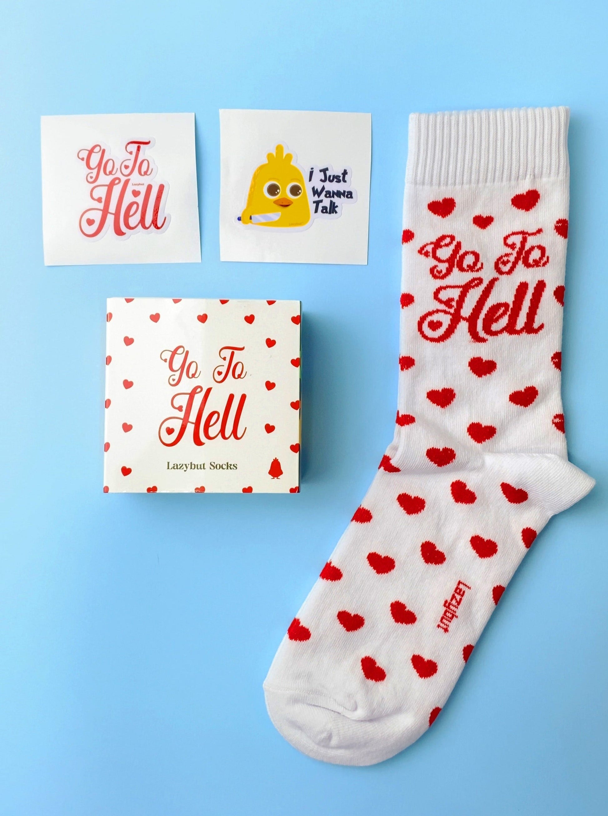 Go To Hell Socks Pack - Lazybut