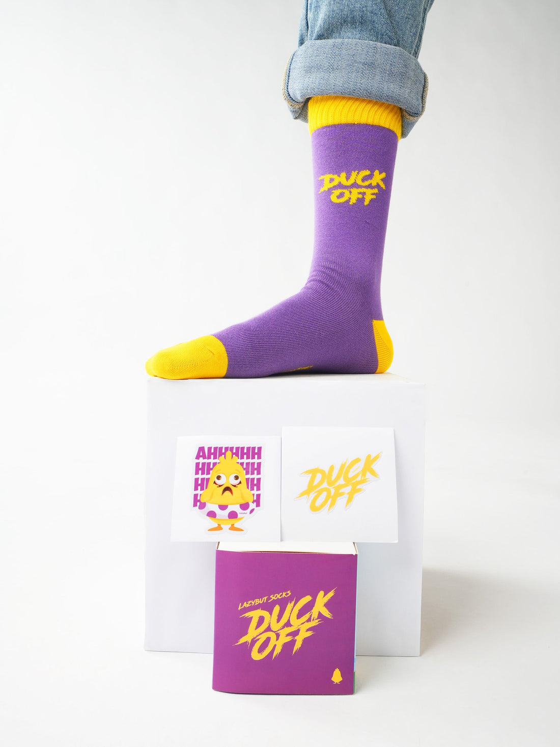 Purple Duck Off Socks Pack - Lazybut