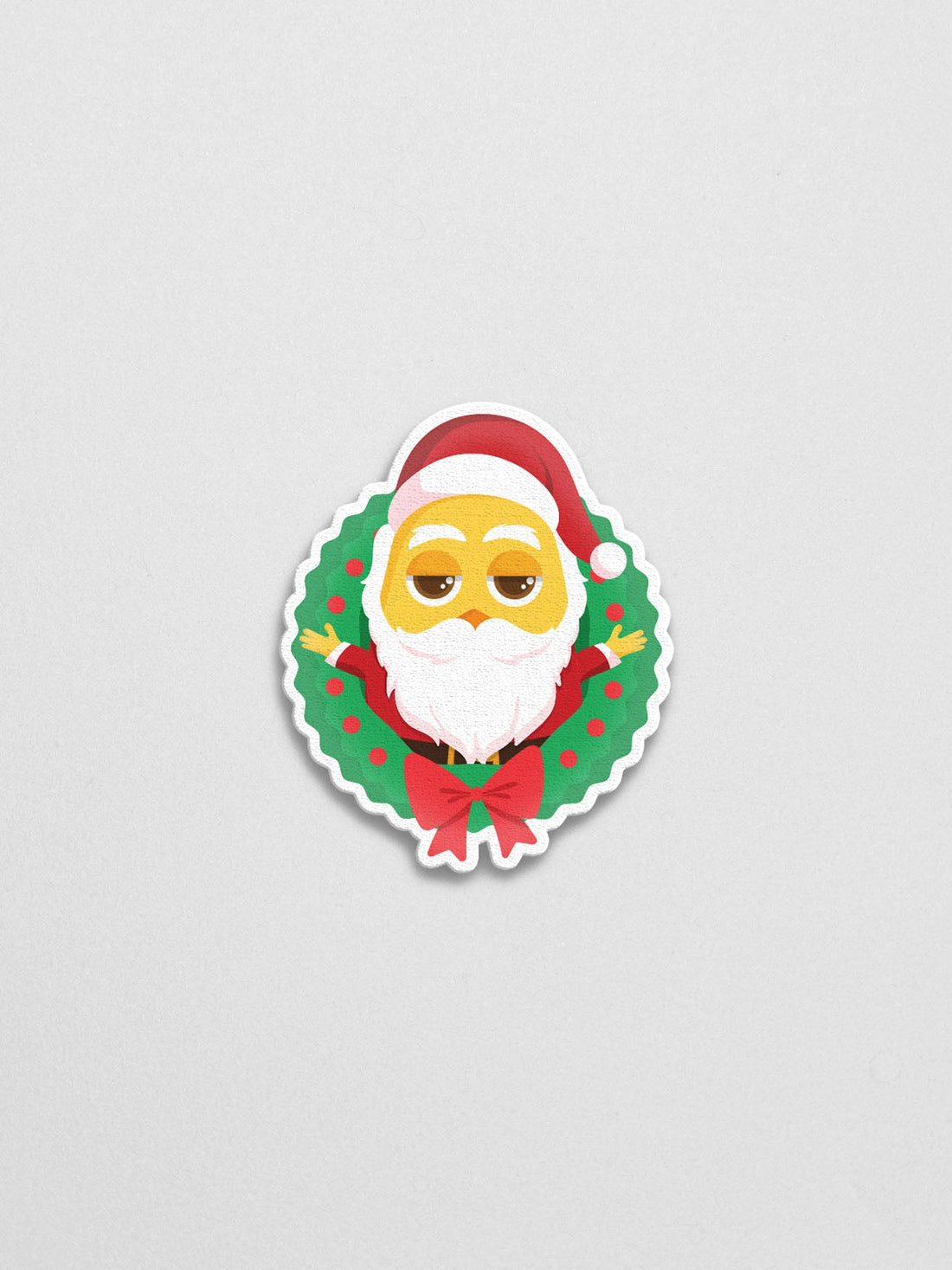 Santa Tree Sticker - Lazybut