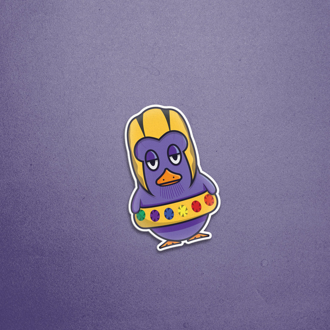 Thanos Sticker - Lazybut