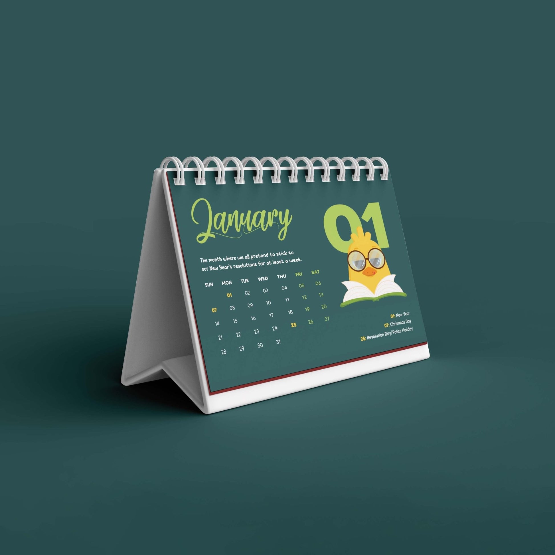 2024 Desk Calendar (Limited) - Lazybut