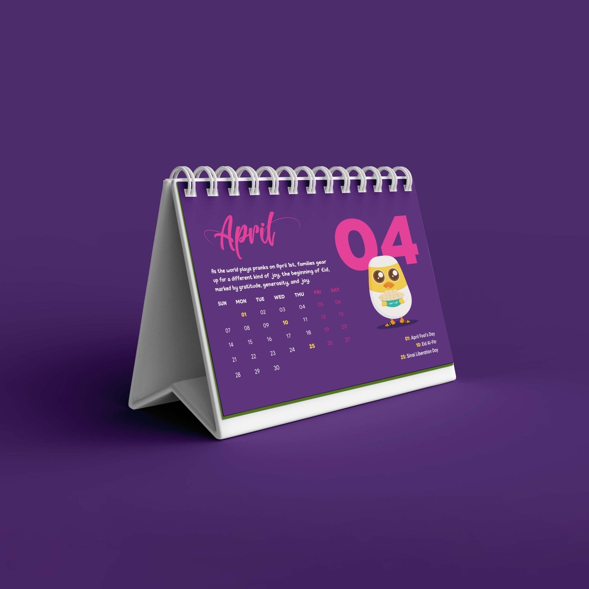 2024 Desk Calendar (Limited) - Lazybut