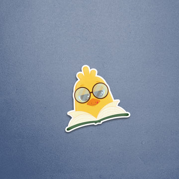Bookworm Sticker