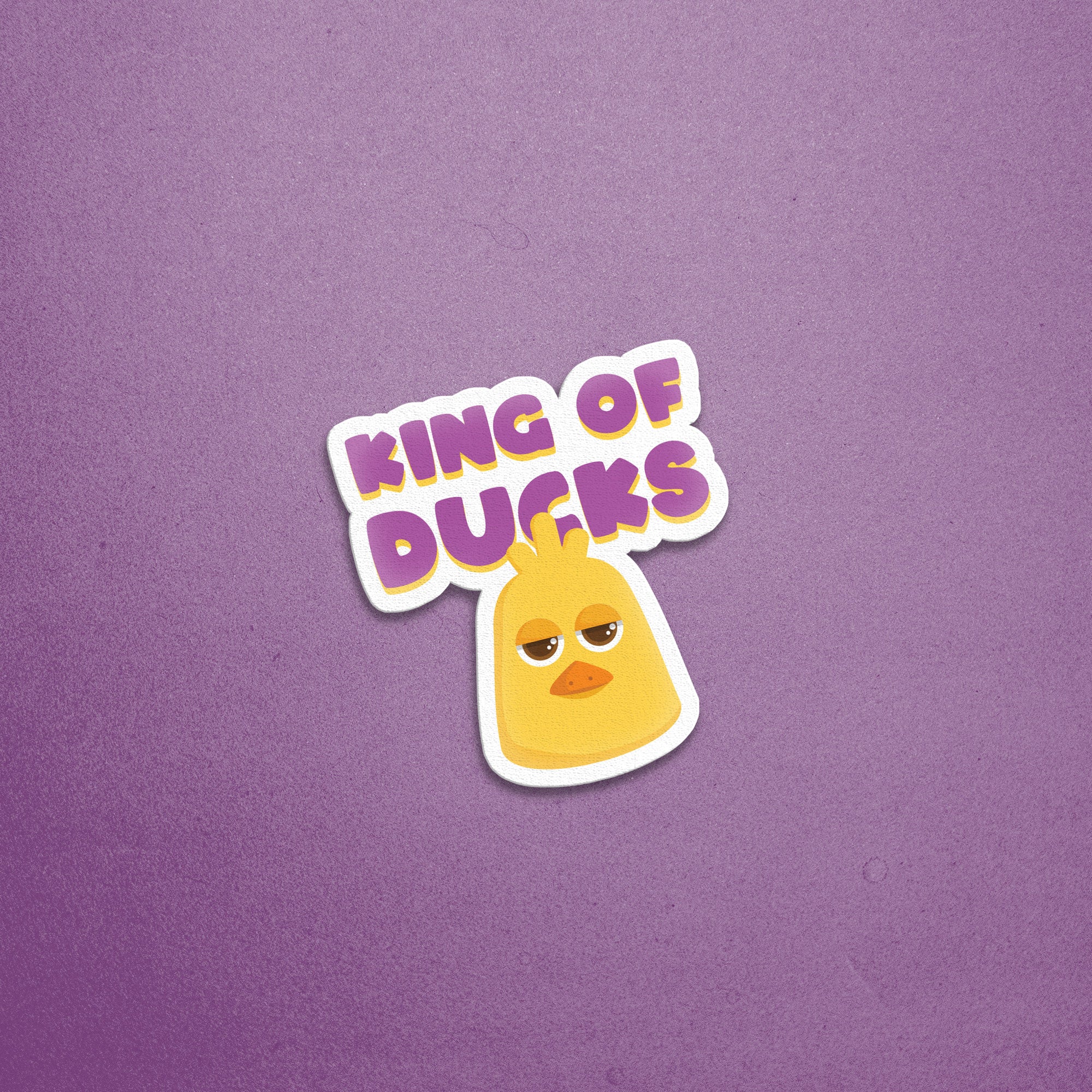 King Of Ducks Sticker