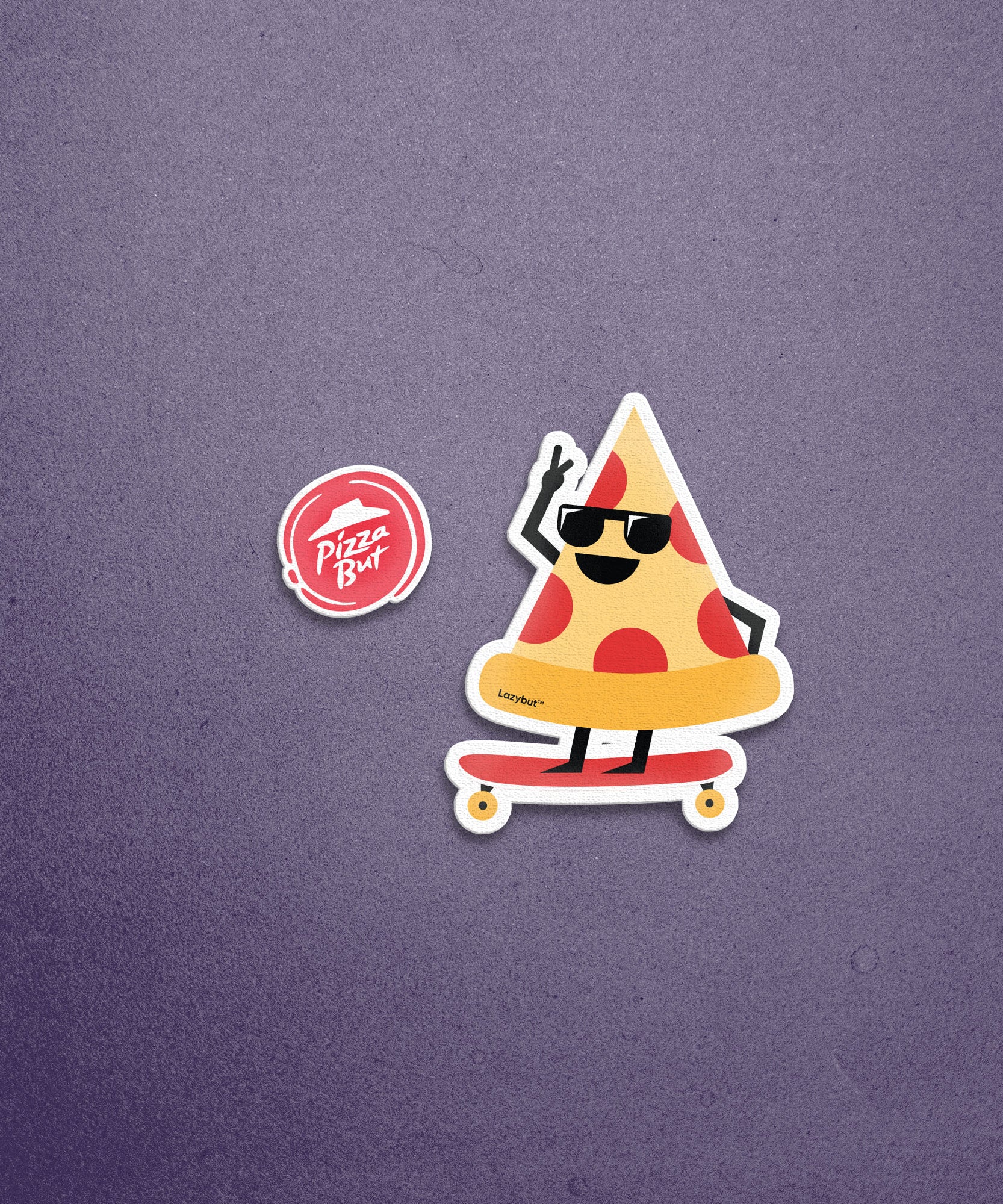 Sk8er Pizza Sticker