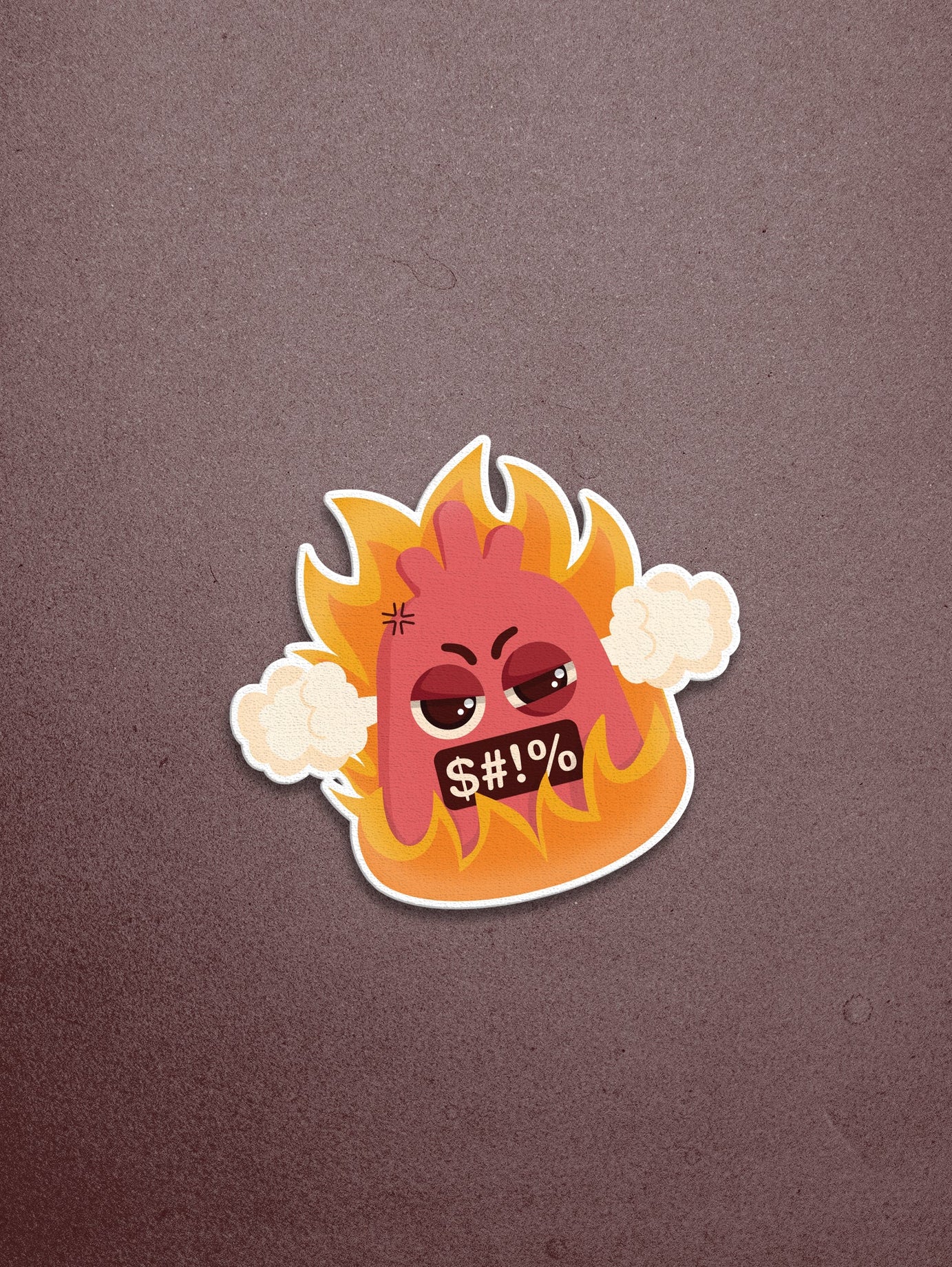 Angry Sticker - Lazybut