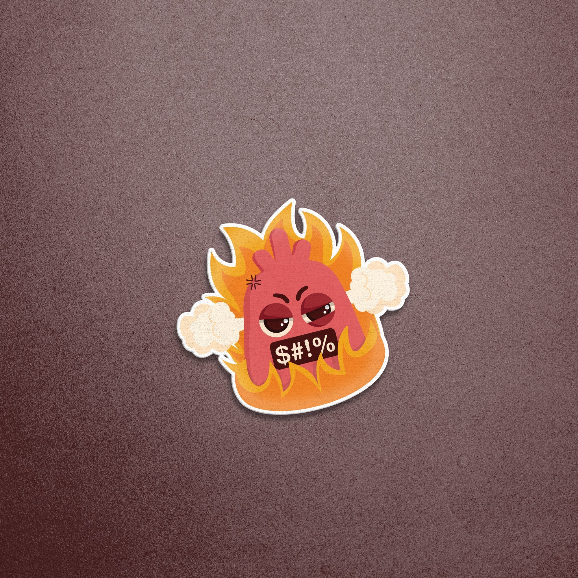 Angry Sticker - Lazybut