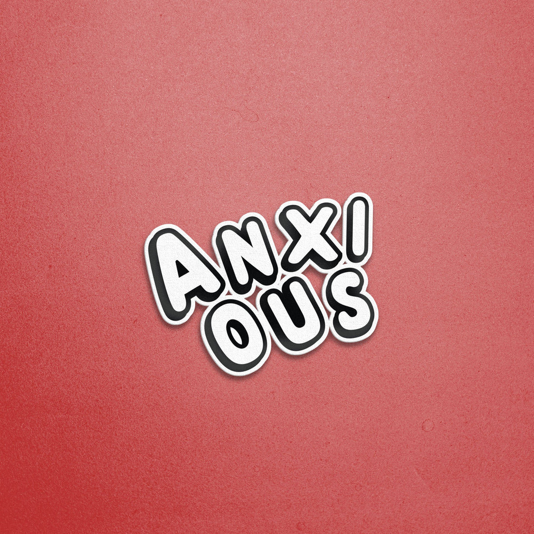 Anxious Sticker - Lazybut