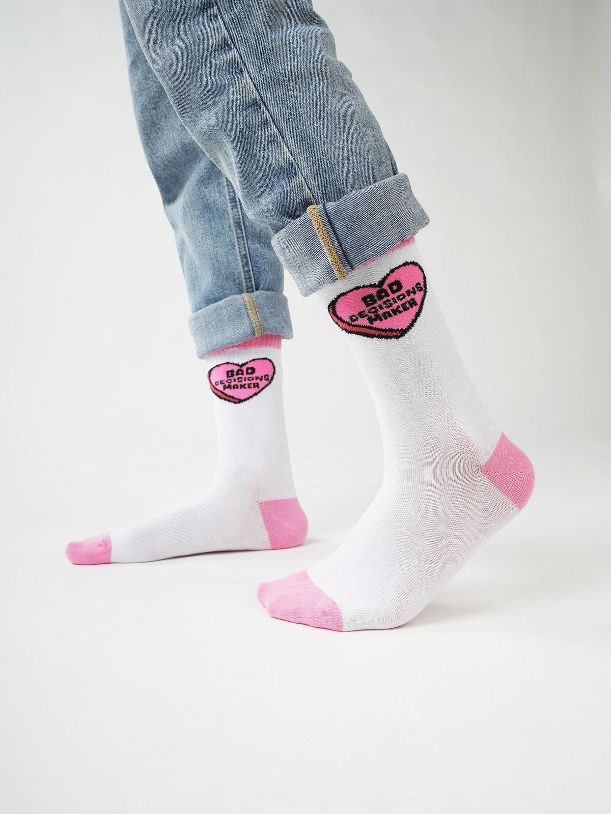 Bad Decisions Maker Socks