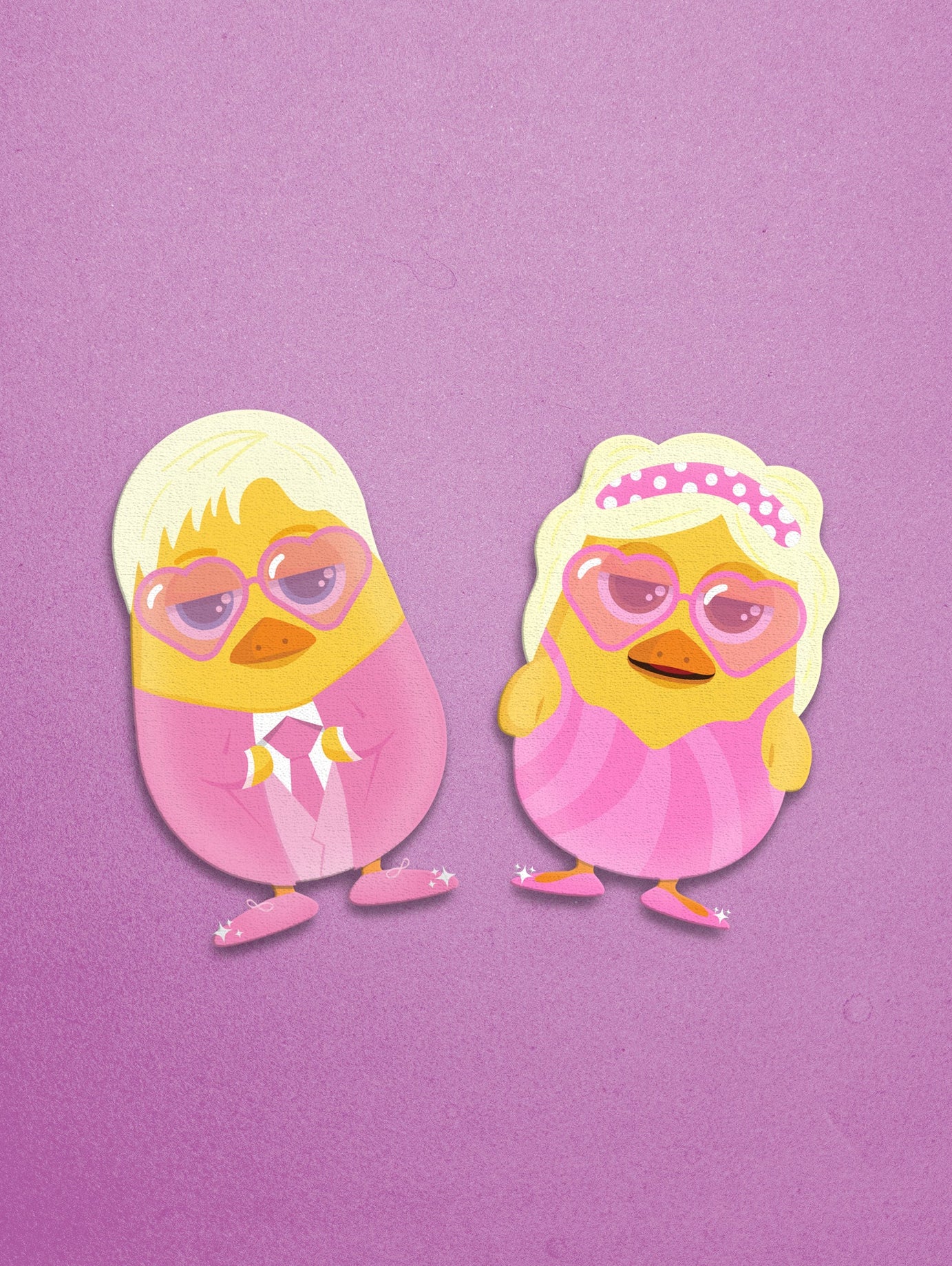 Barbie and Ken Pack Sticker - Lazybut