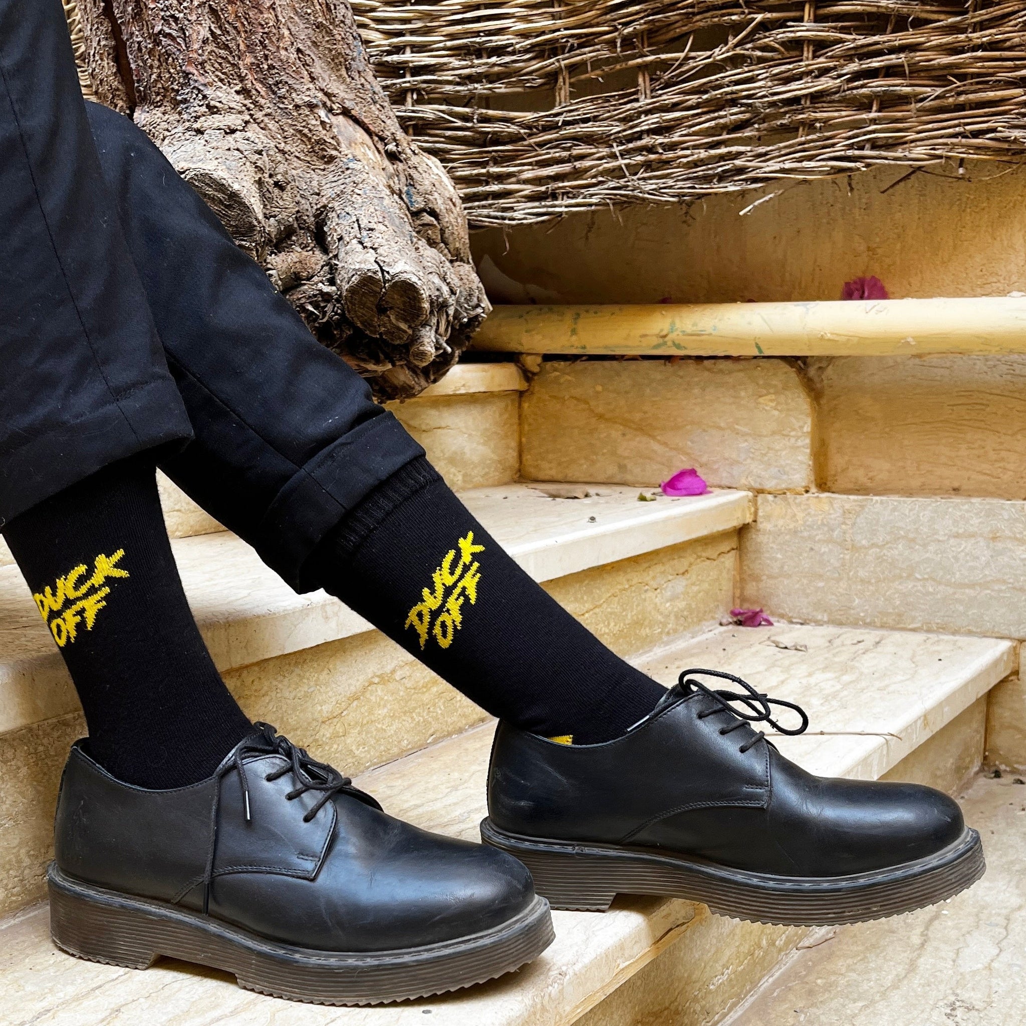 Black Duck Off Socks - Lazybut