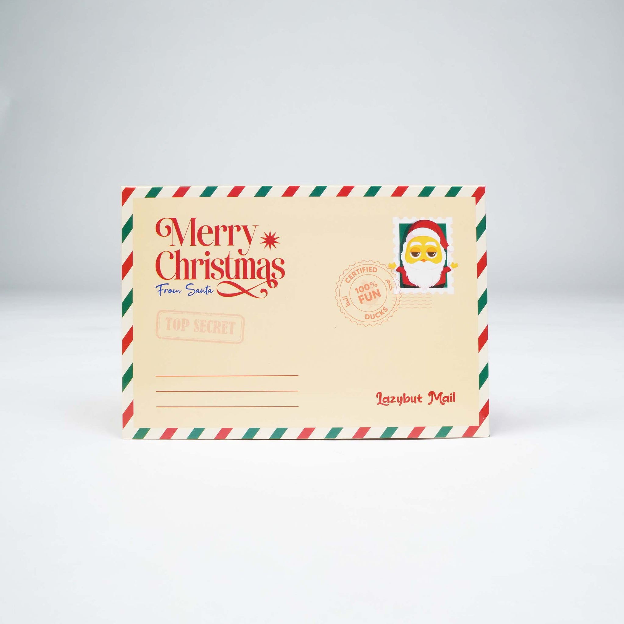 Christmas Letter (Card and Envelope) - Lazybut