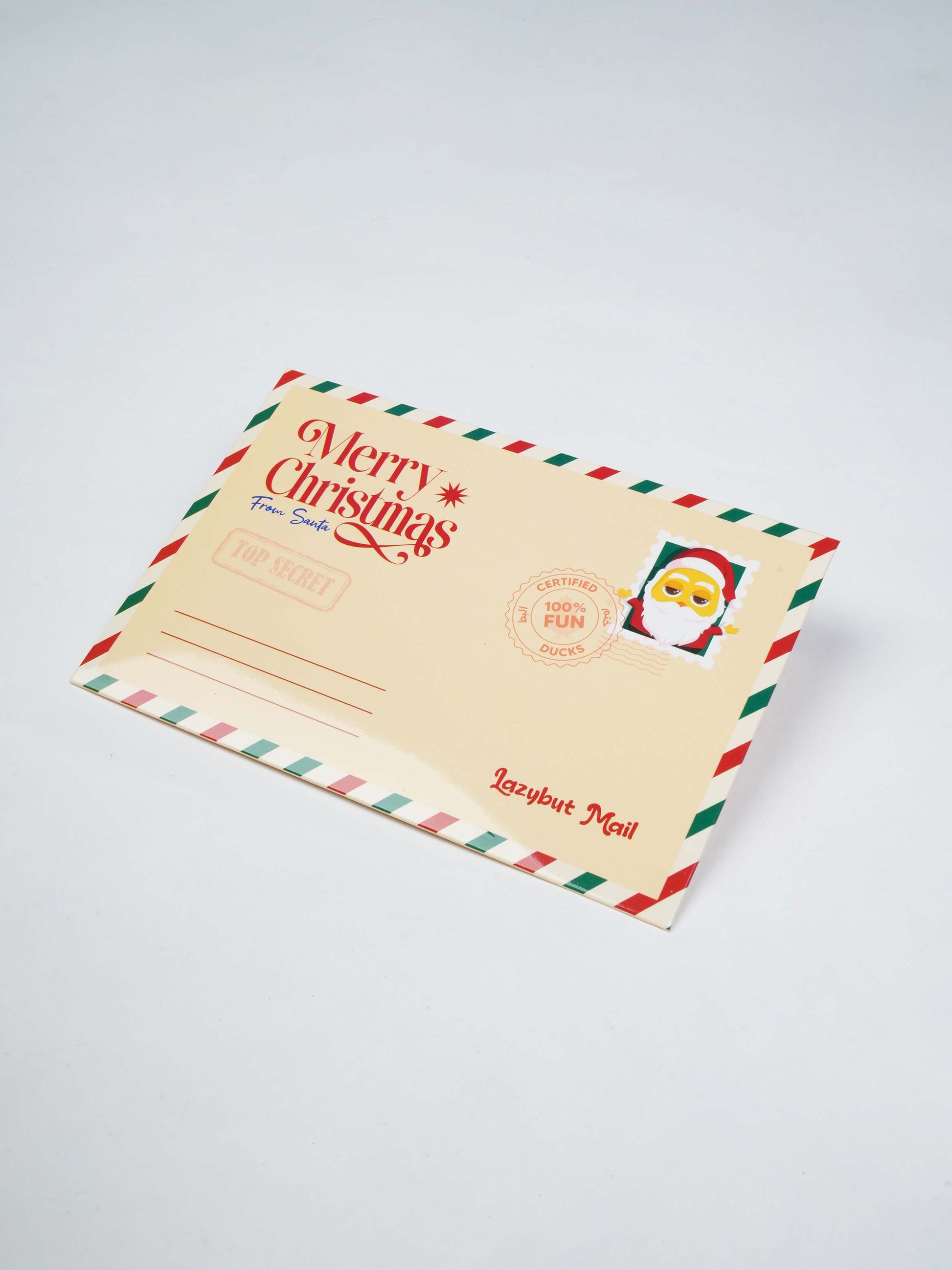 Christmas Letter (Card and Envelope) - Lazybut