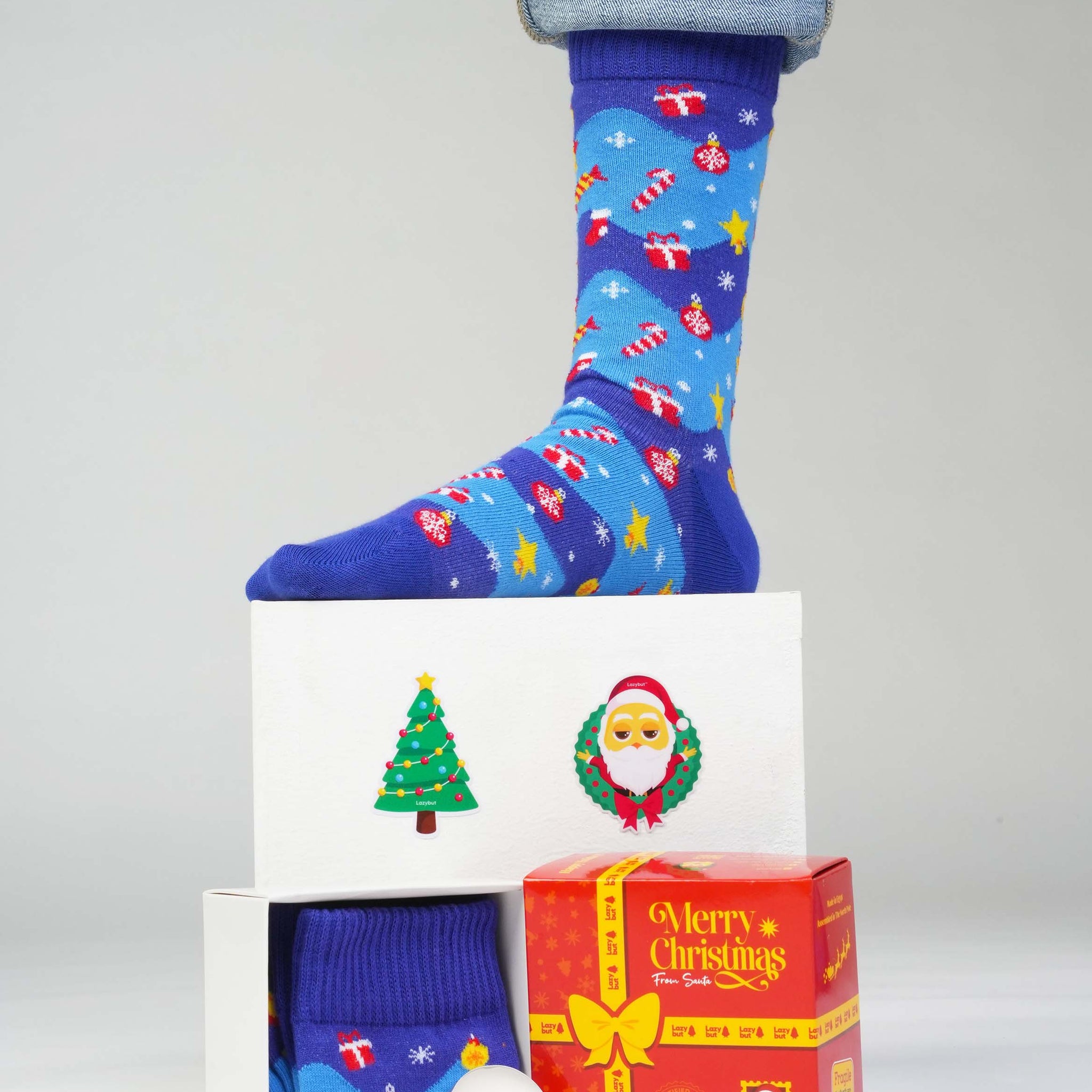 Christmas Night Socks - Lazybut