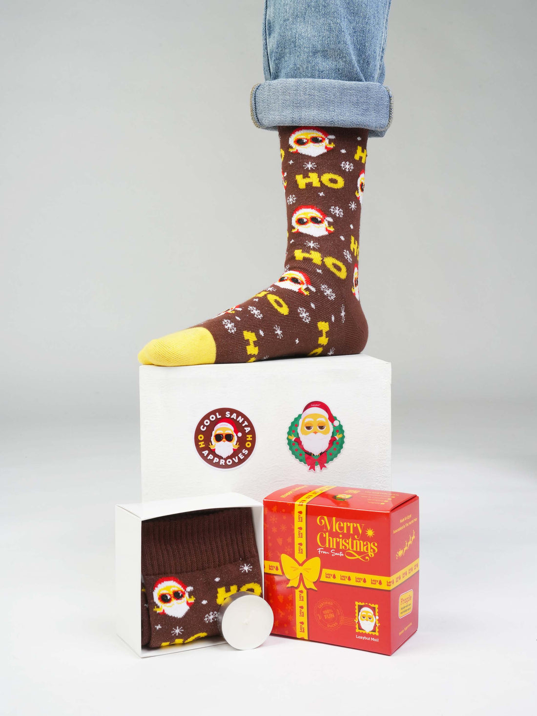 Cool Santa Socks - Lazybut