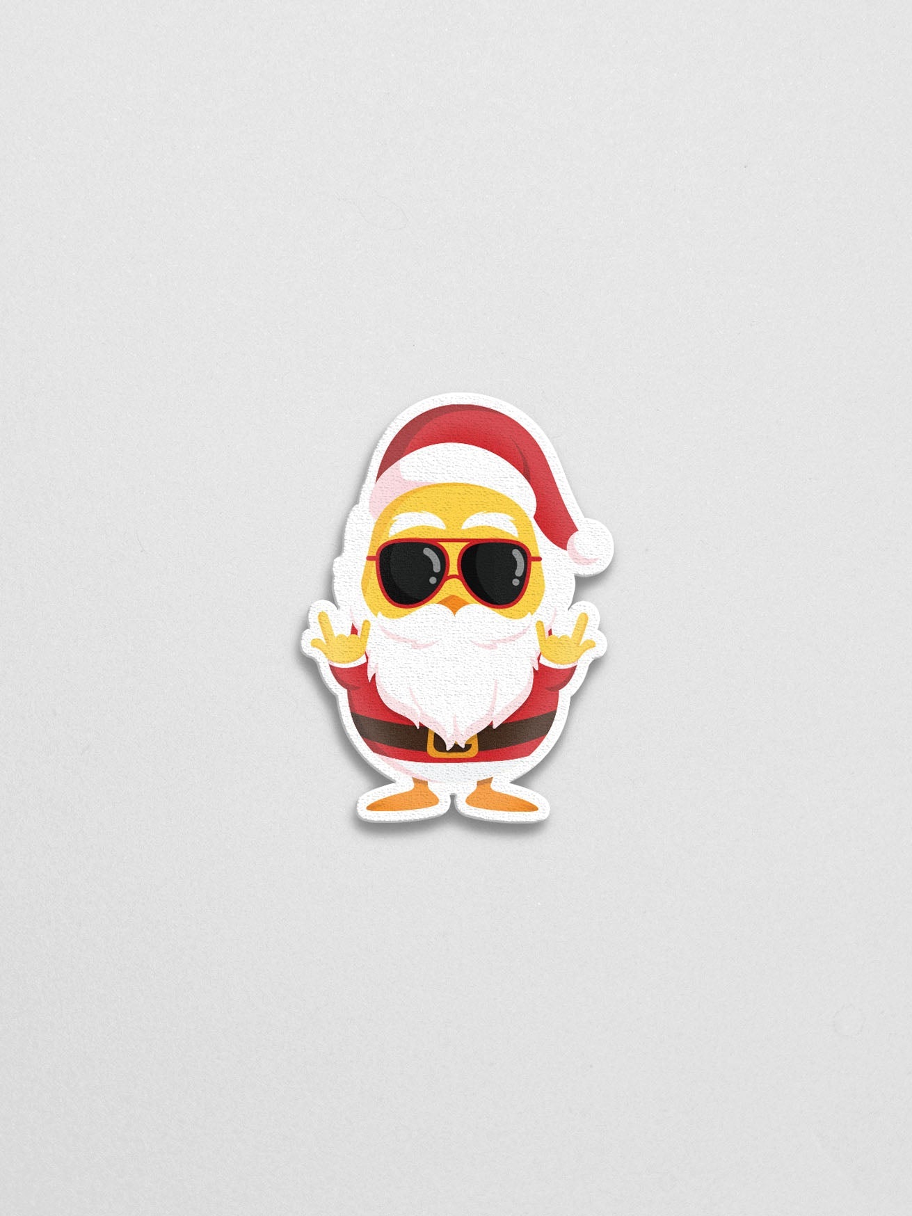 Cool Santa Sticker - Lazybut