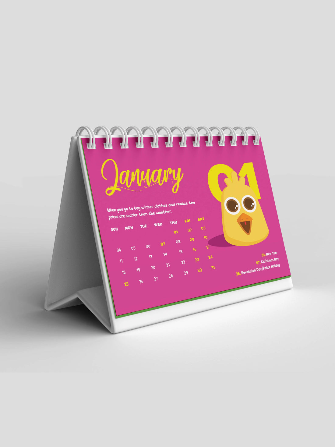 Duck Calendar 2026 - Lazybut