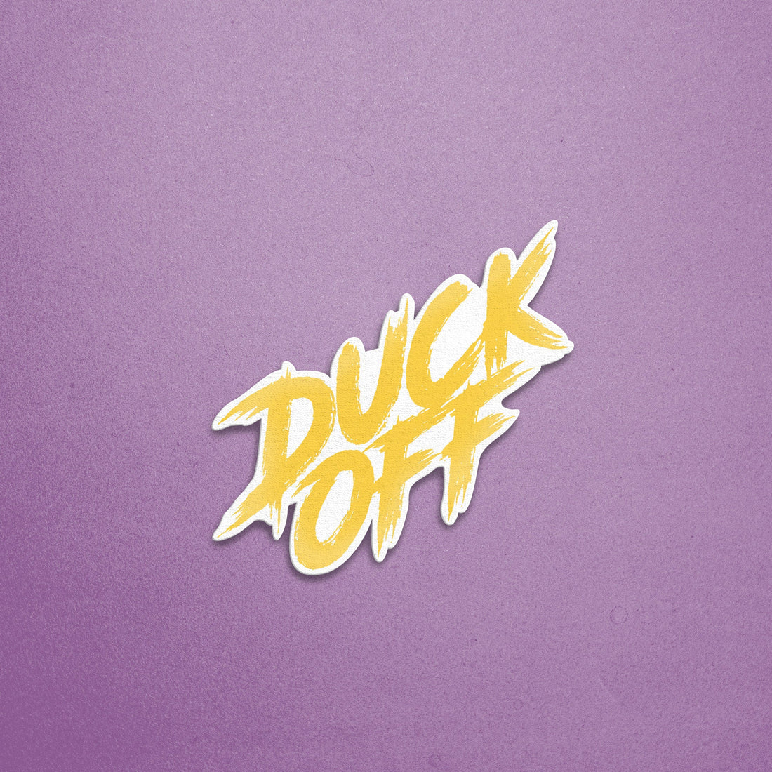 Duck Off Sticker - Lazybut