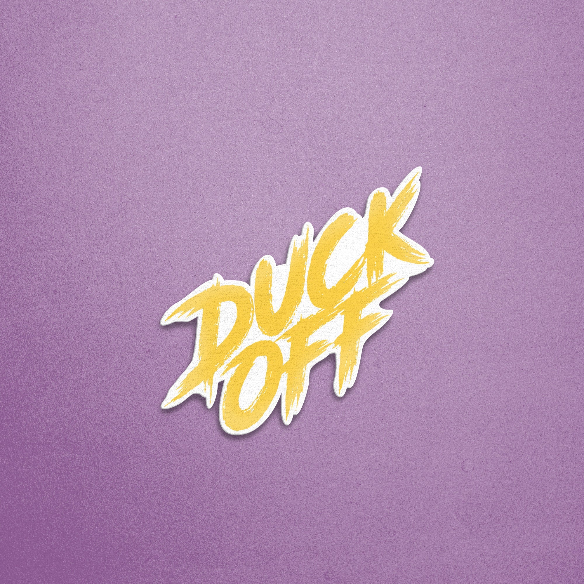 Duck Off Sticker - Lazybut