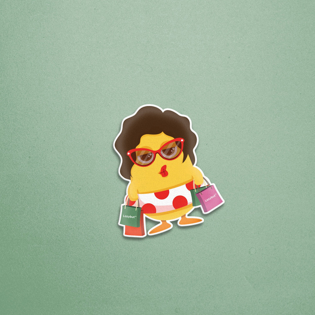 Fashionista Sticker - Lazybut