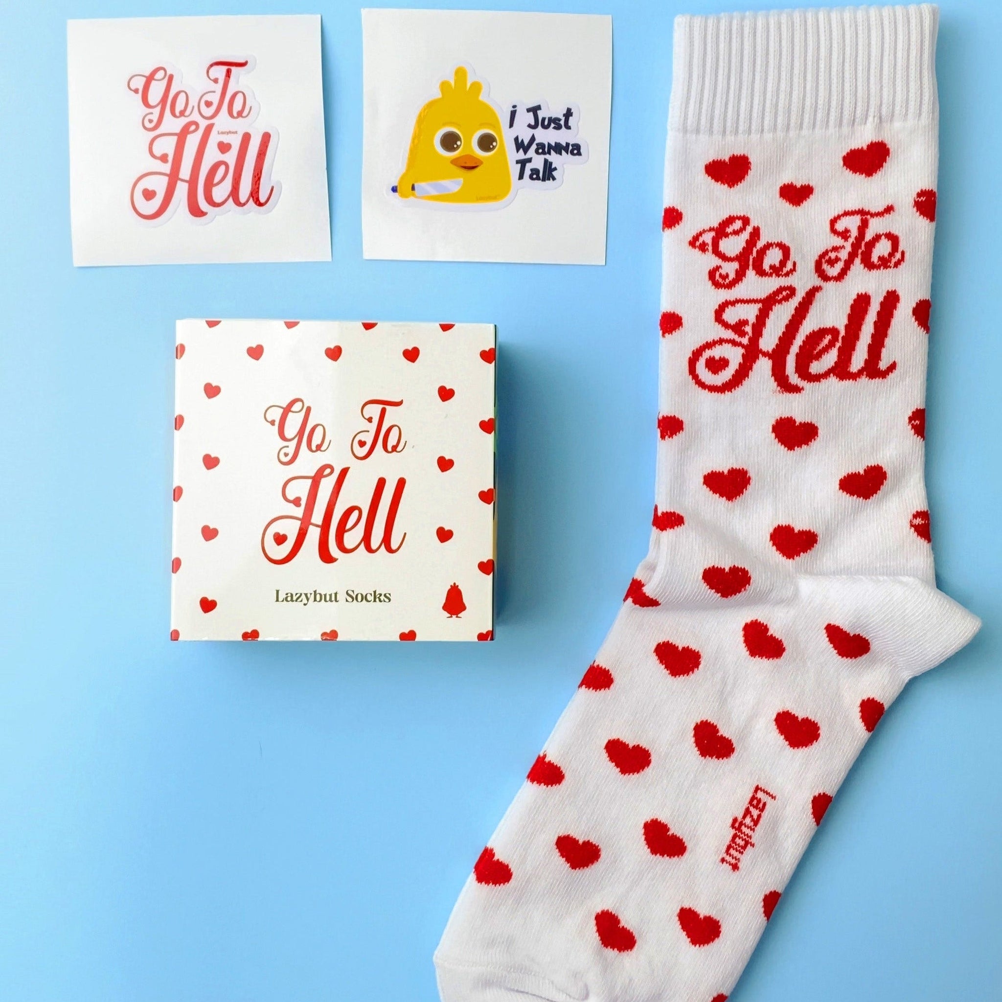 Go To Hell Socks Pack - Lazybut