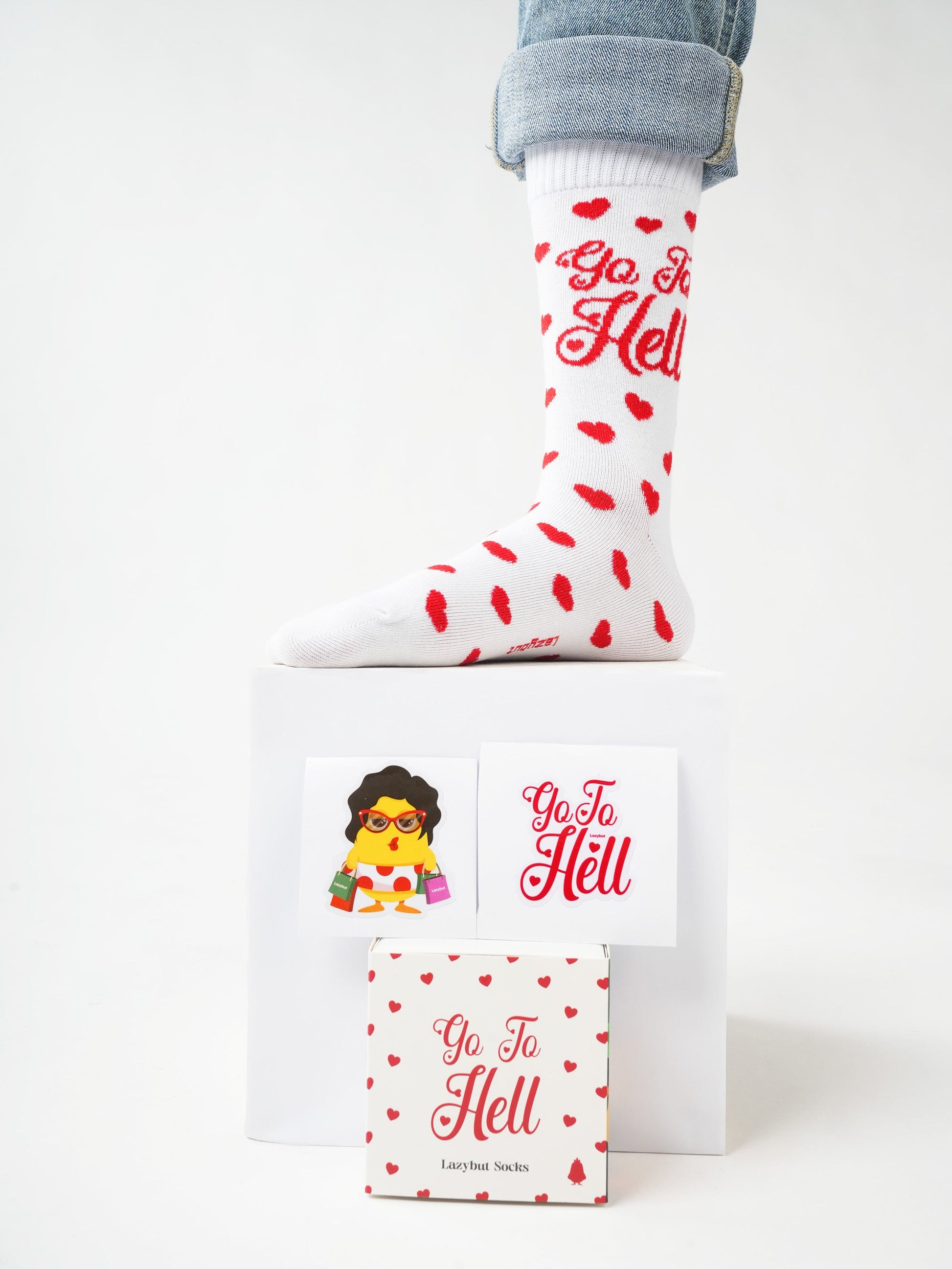 Go To Hell Socks Pack - Lazybut