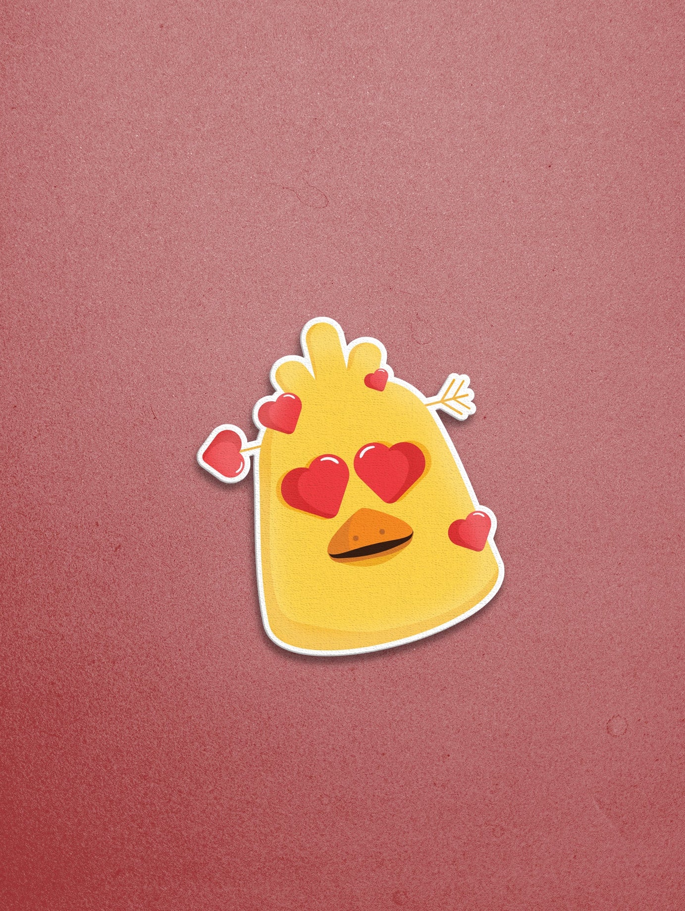 Hearty Sticker - Lazybut