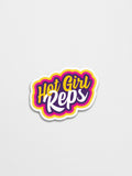 Hot Girl Reps Sticker - Lazybut