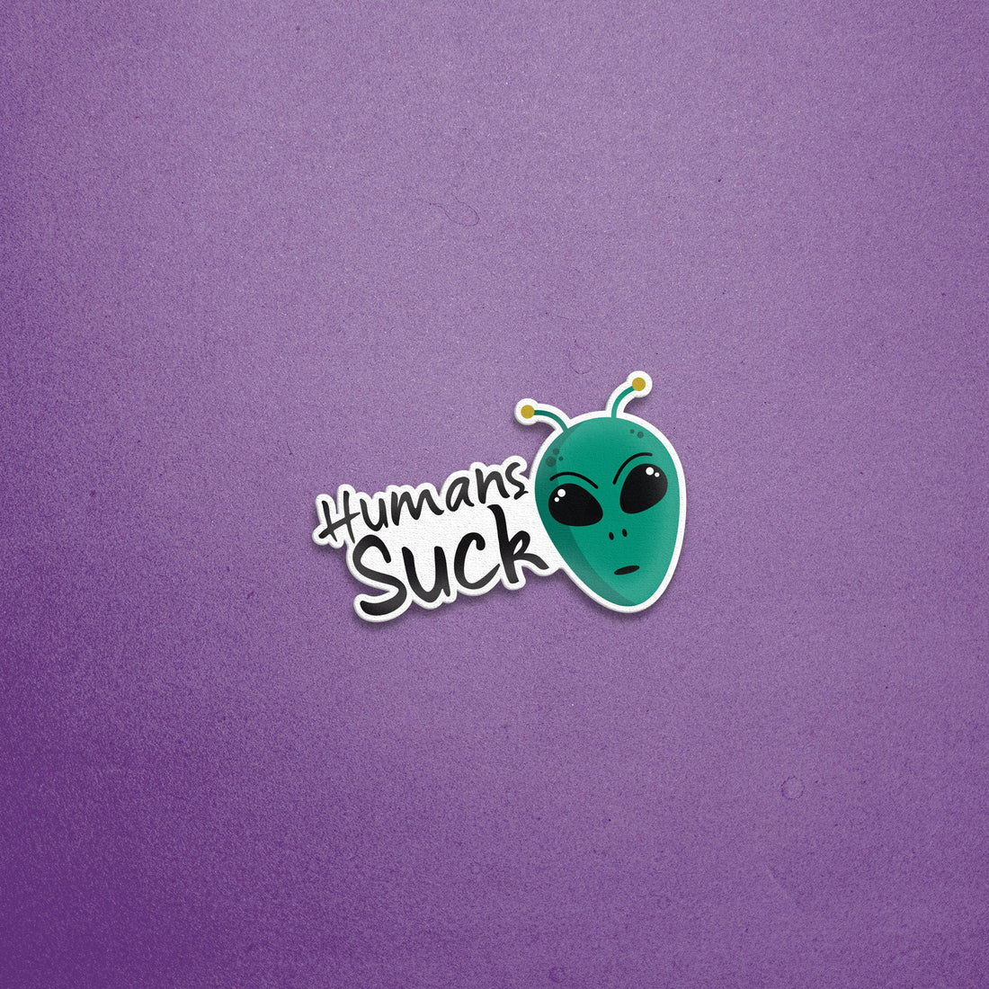 Humans Suck Sticker - Lazybut