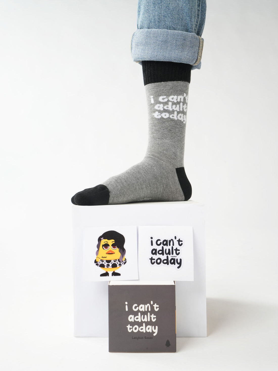 I Can't Adult Today Socks Pack - Lazybut