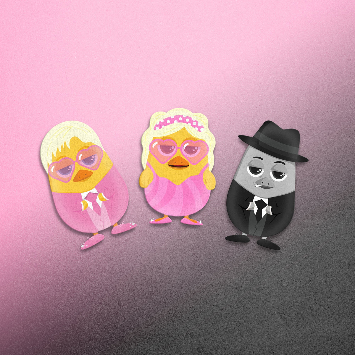 July's Pink Bomb Sticker
