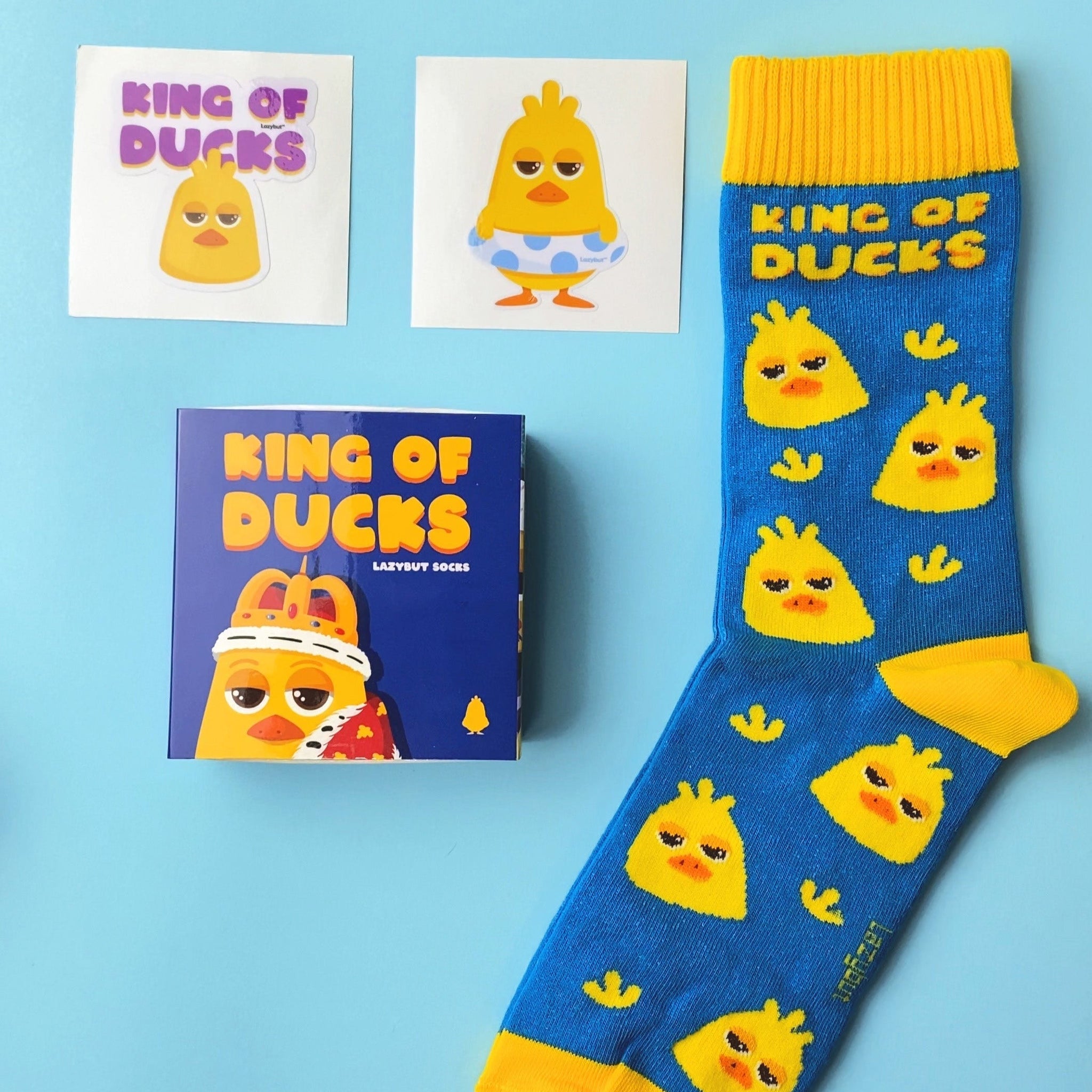 King Of Ducks Socks Pack - Lazybut