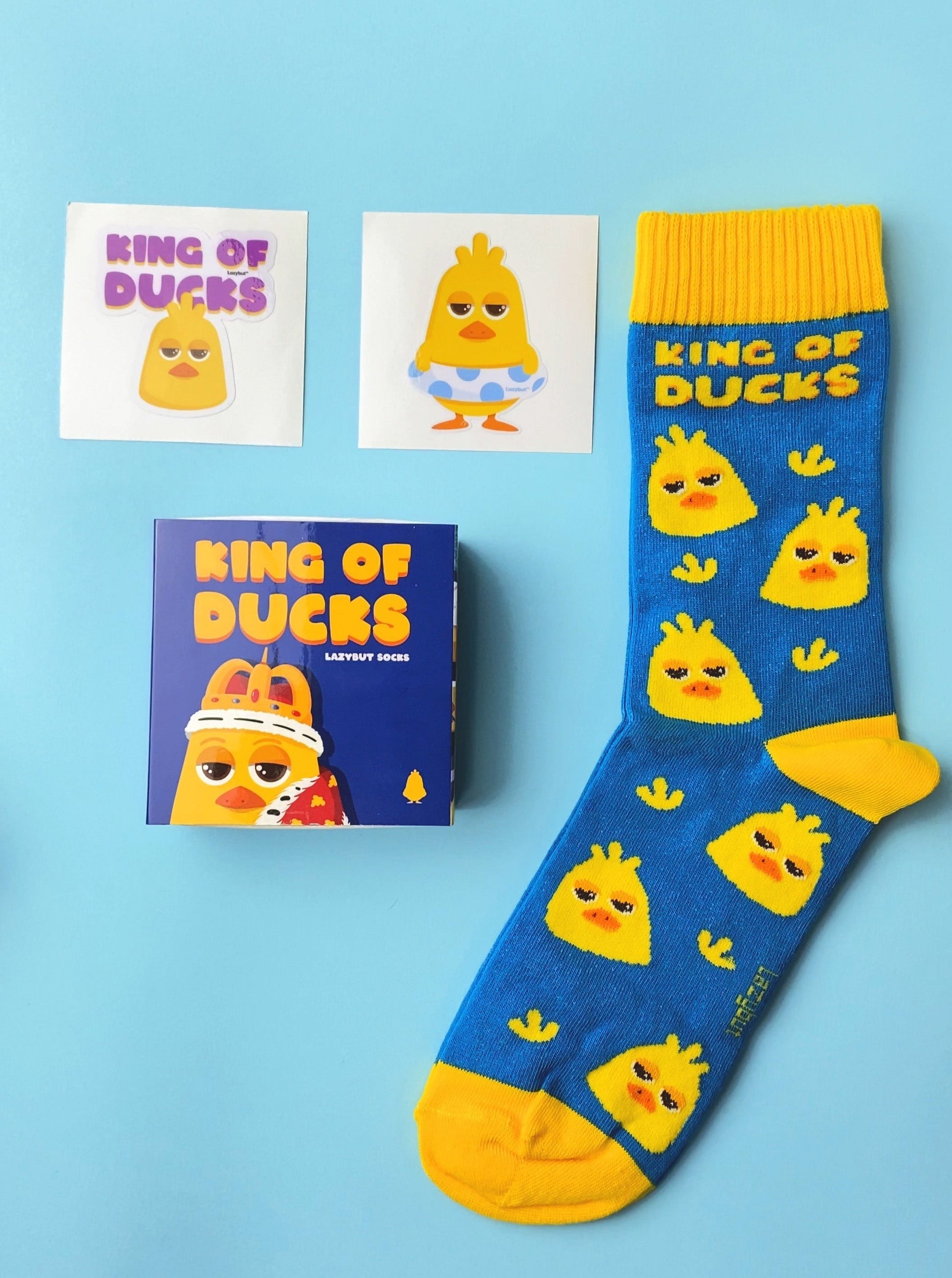 King Of Ducks Socks Pack - Lazybut