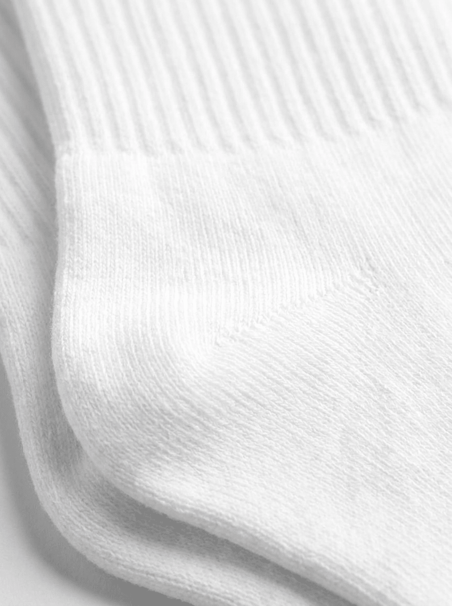 Long White Socks - 3 Pairs - Lazybut