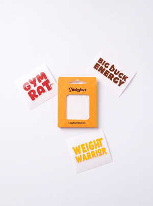 Men's Gym Sticker Pack - Lazybut