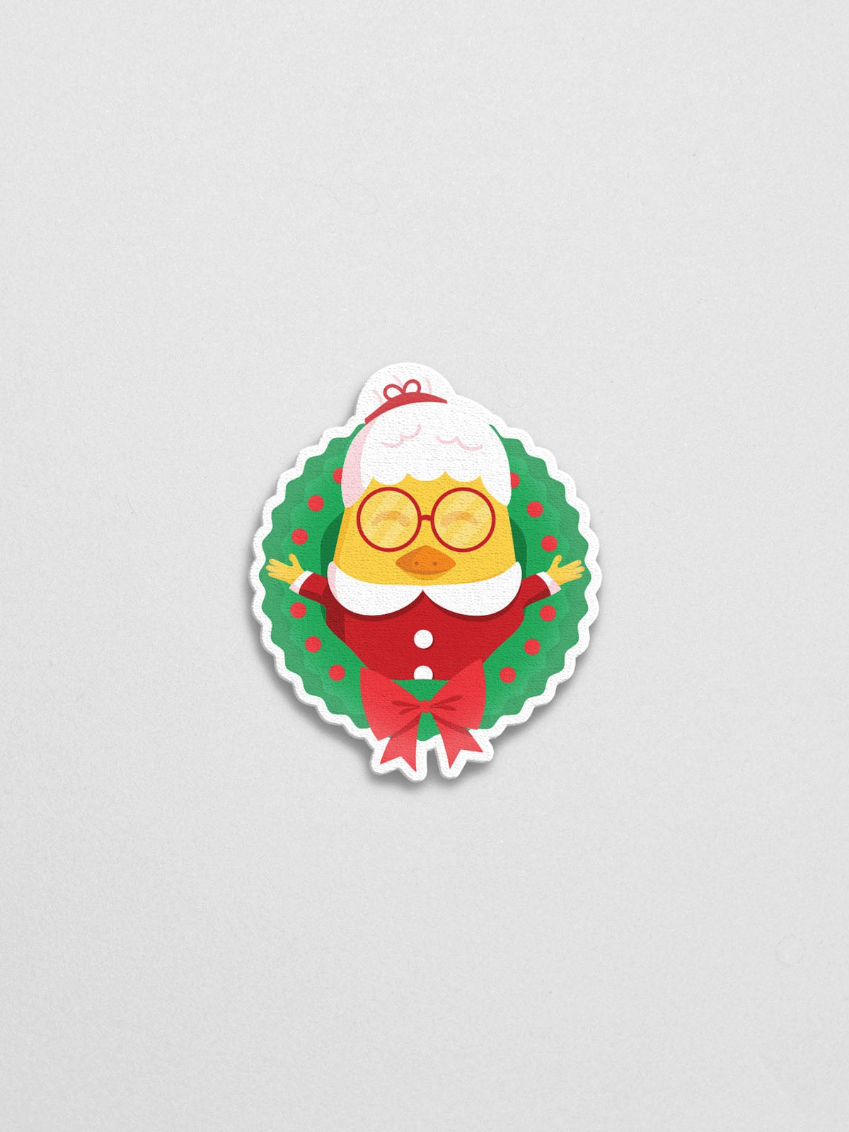Mrs. Claus Tree Sticker