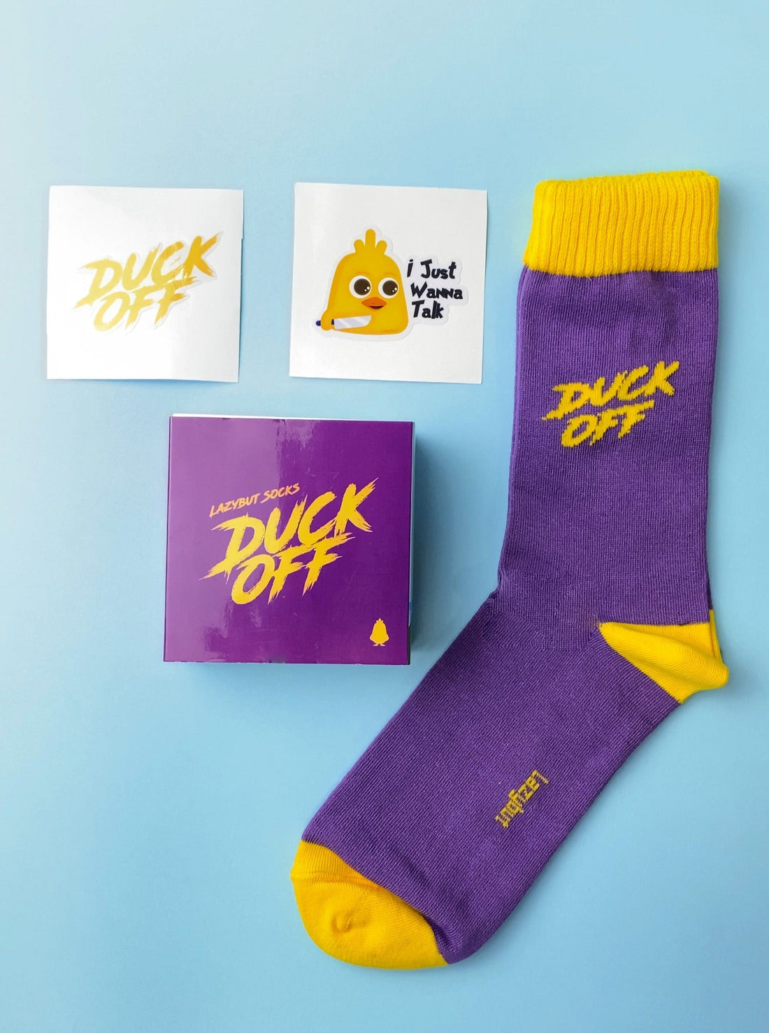 Purple Duck Off Socks Pack - Lazybut