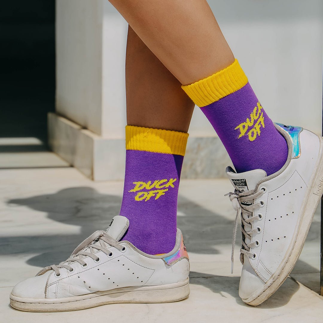 Purple Duck Off Socks Pack - Lazybut