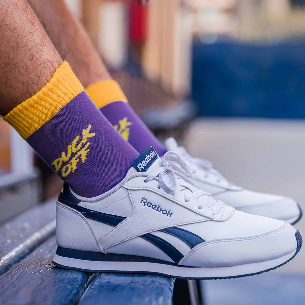 Purple Duck Off Socks Pack - Lazybut