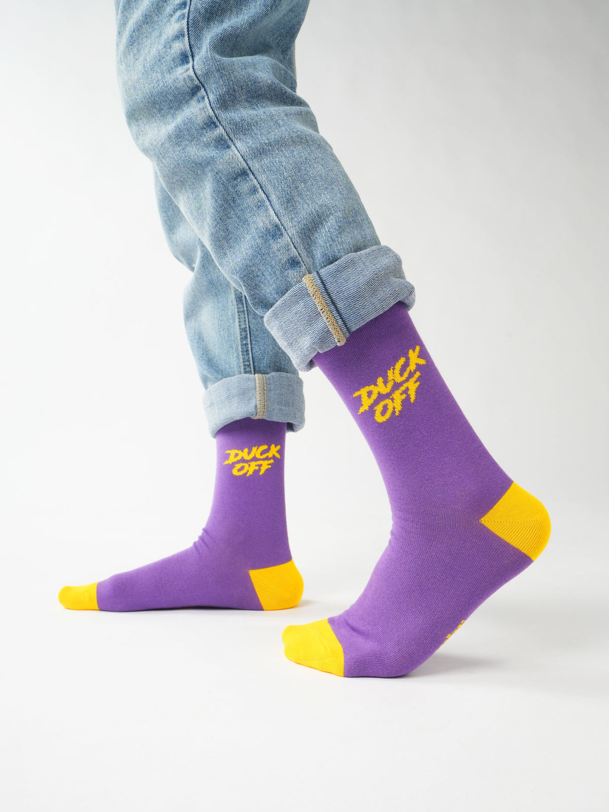 Purple Duck Off Socks