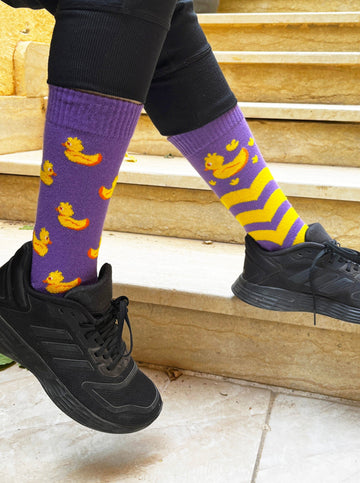 Quackity Quack Socks - Lazybut