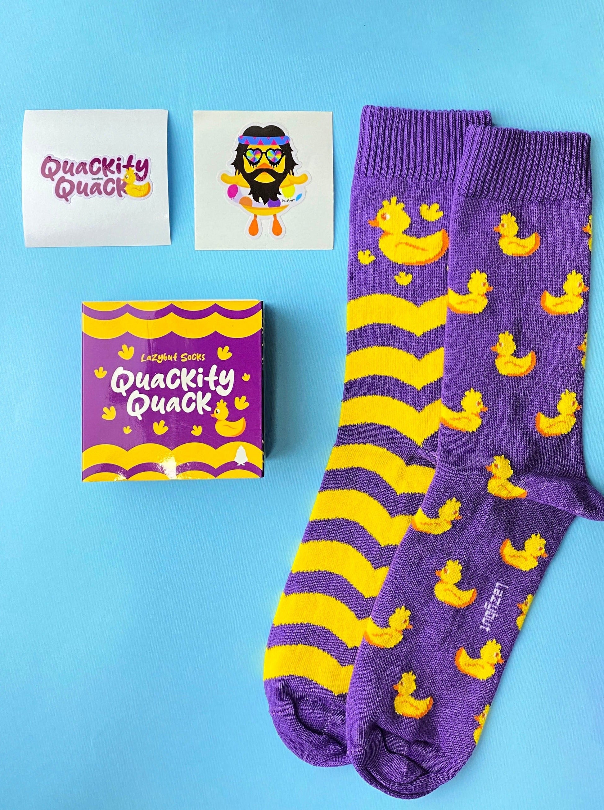 Quackity Quack Socks Pack - Lazybut