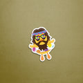Raafat Al-Hippie Sticker - Lazybut