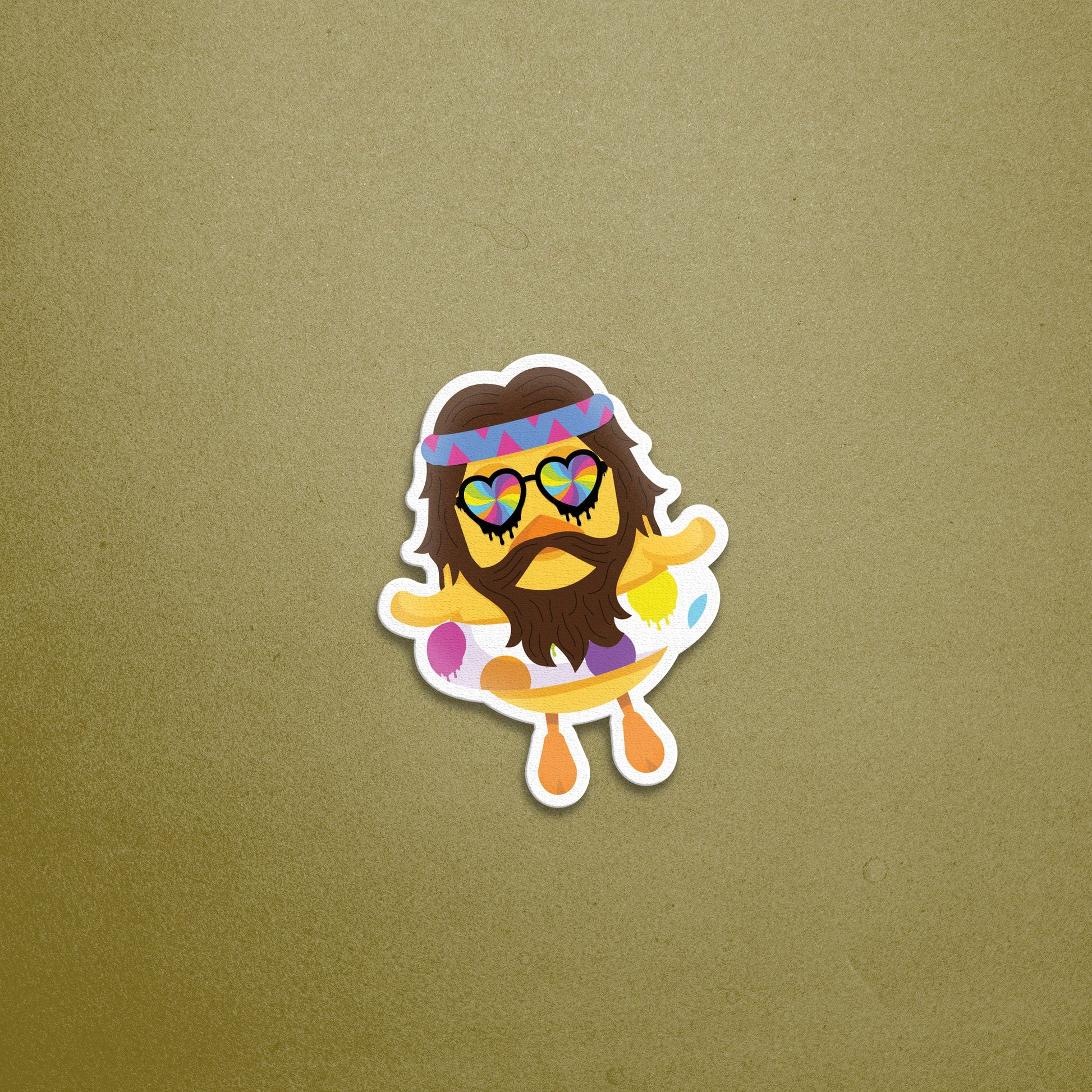 Raafat Al-Hippie Sticker - Lazybut