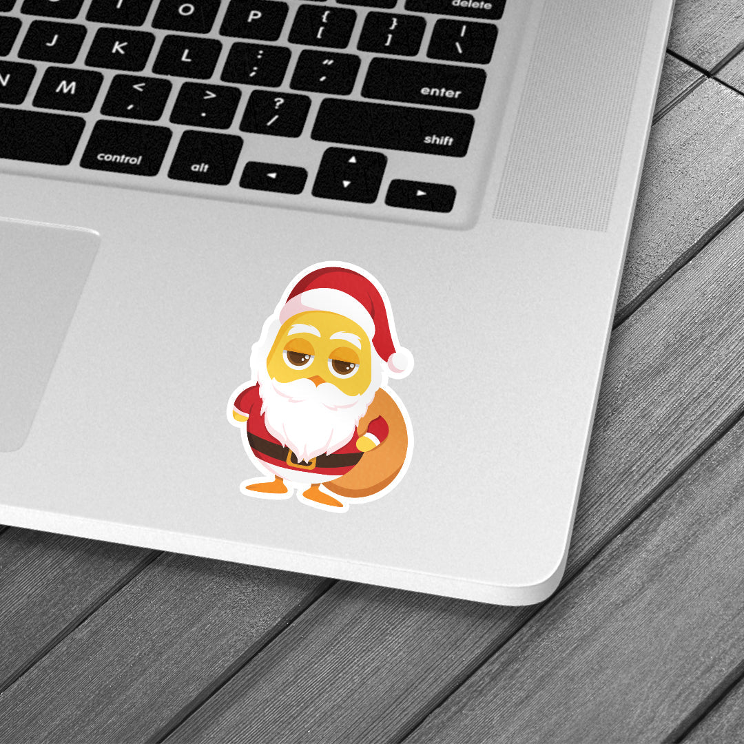 Santa Sticker - Lazybut