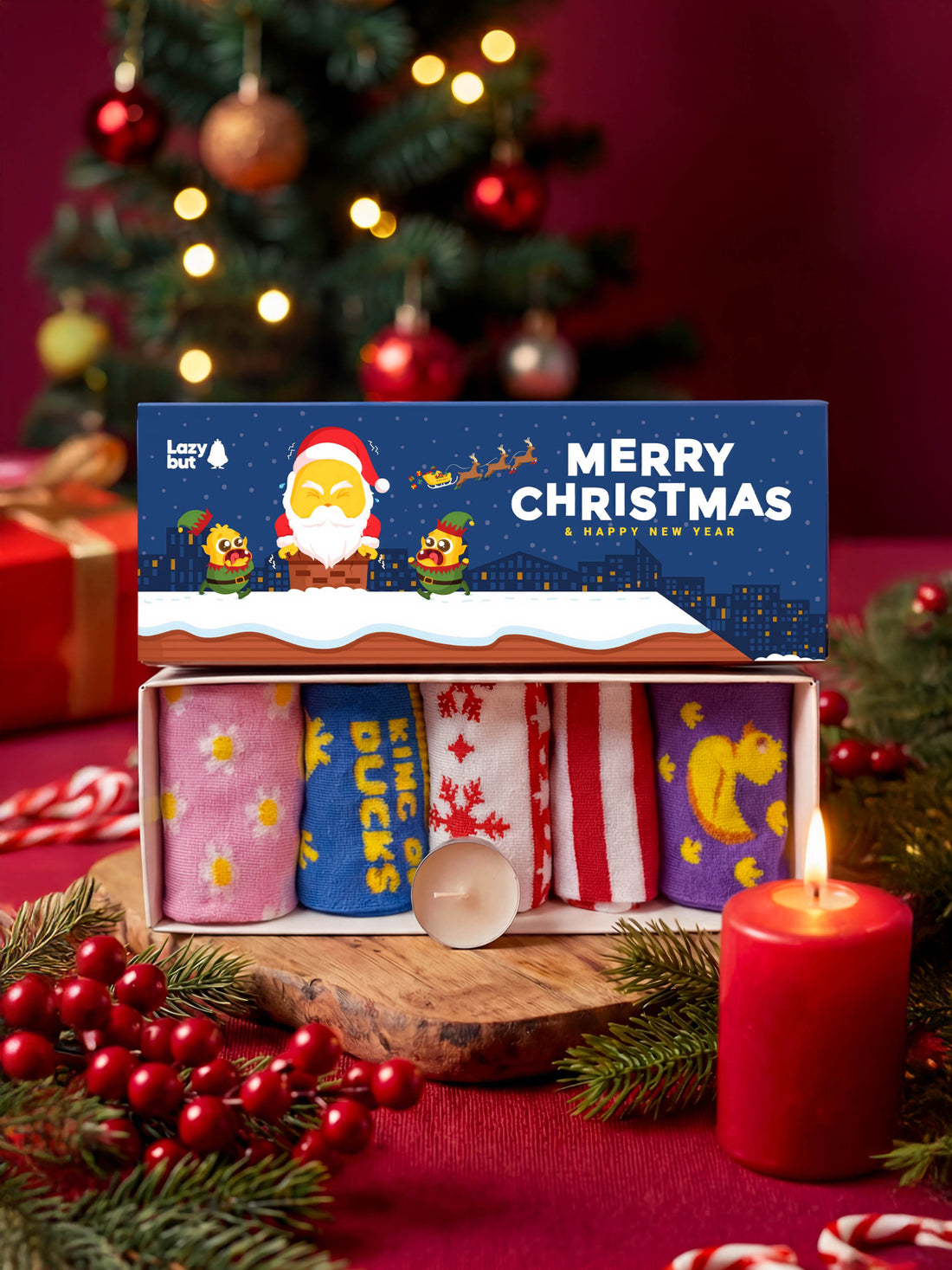 Santa's Custom Pack (5 Custom Pairs) - Lazybut