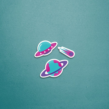 Saturn Sticker - Lazybut