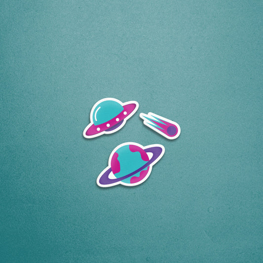 Saturn Sticker - Lazybut