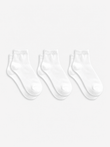 Short White Socks - 3 Pairs - Lazybut