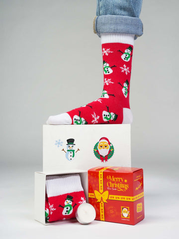 Snowman Socks - Lazybut